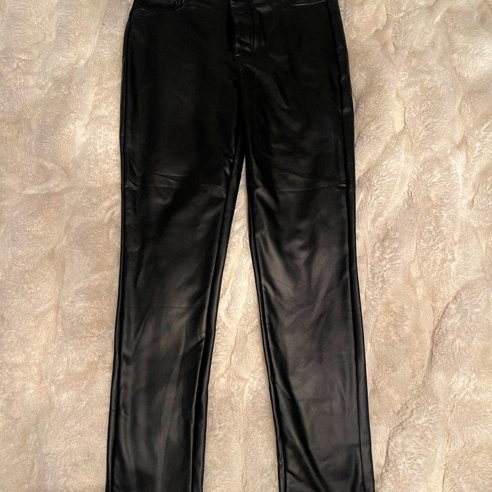 Pleather pants